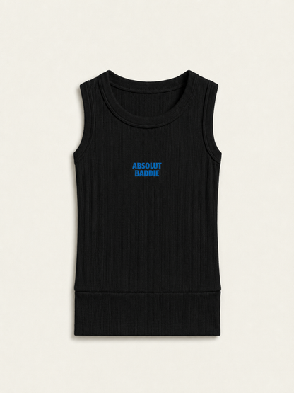 Absolut Baddie Sleeveless top in Black