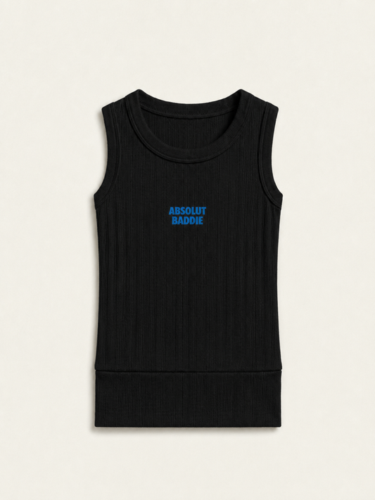 Absolut Baddie Sleeveless top in Black