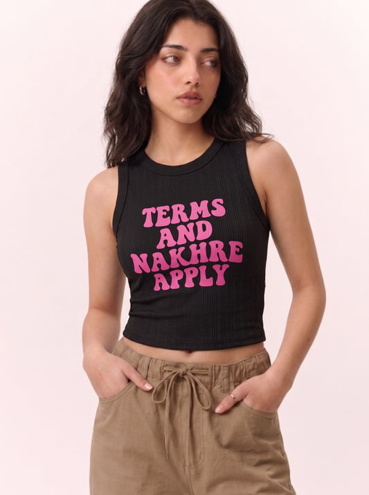 Terms and Nakhre Apply Sleeveless top in Black