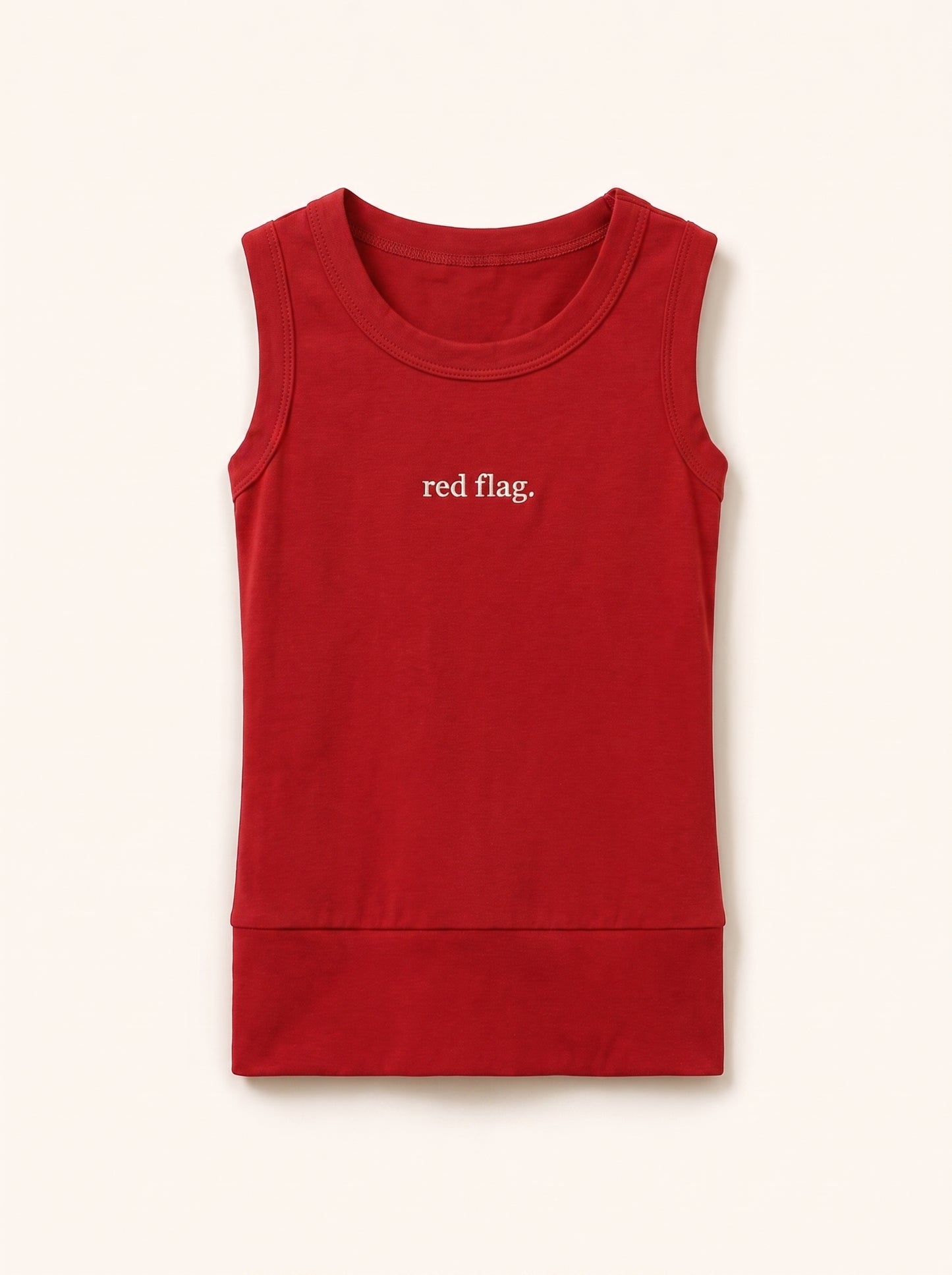 Red Flag Sleeveless top in Red