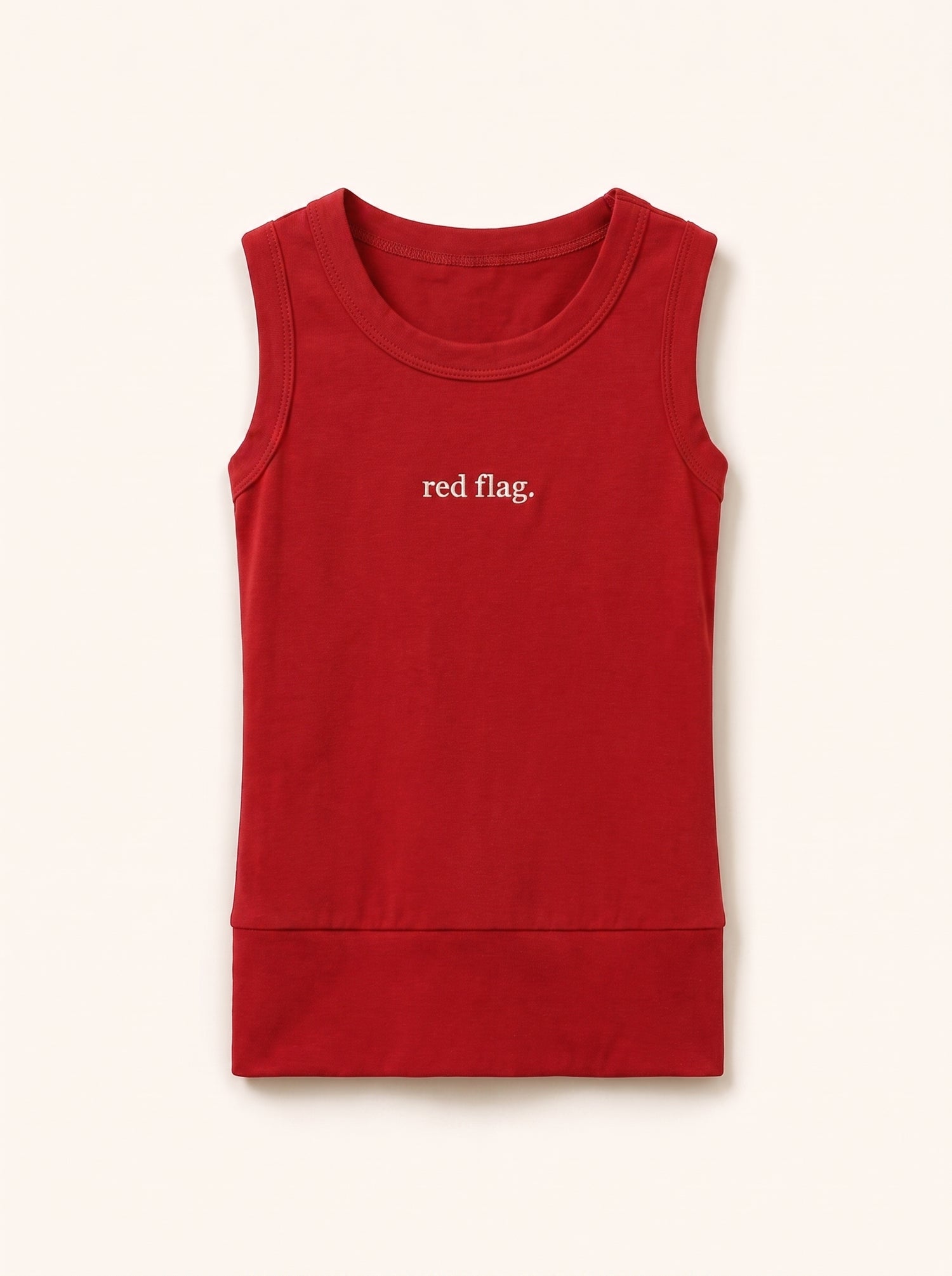 Red Flag Sleeveless top in Red