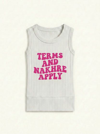 Terms and Nakhre Apply Sleeveless top in White